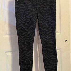 Rock & Republic Black Gray Skinny Pants